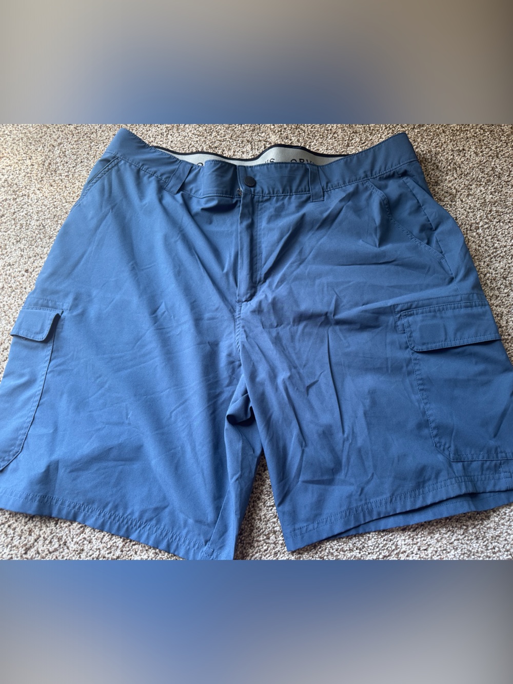 Orvis Slate Blue Cargo Shorts